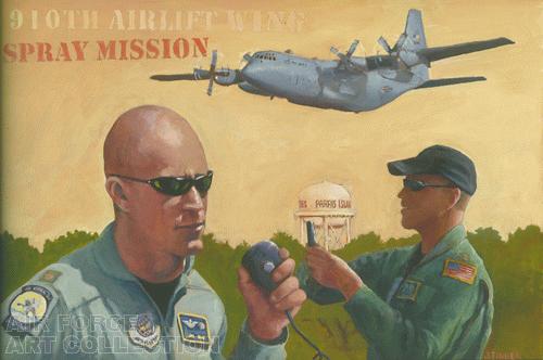 910 Airlift Spray Mission